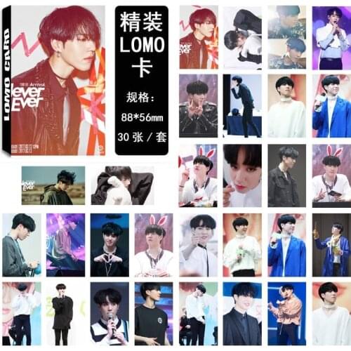 30pcs/set K-pop GOT7 photocard YuGyeom Single 03 Fashion high quality GOT7 Album Photo card stationery set Promotion