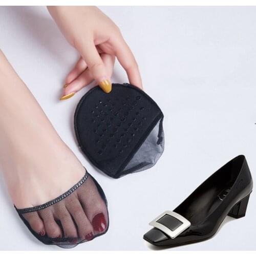 1Pair Forefoot Shoe Accessories Pad Shoe Sticker Inserts Gel Heel Shoe Cushion Anti-slip High Heeled Insert Shoe Filler