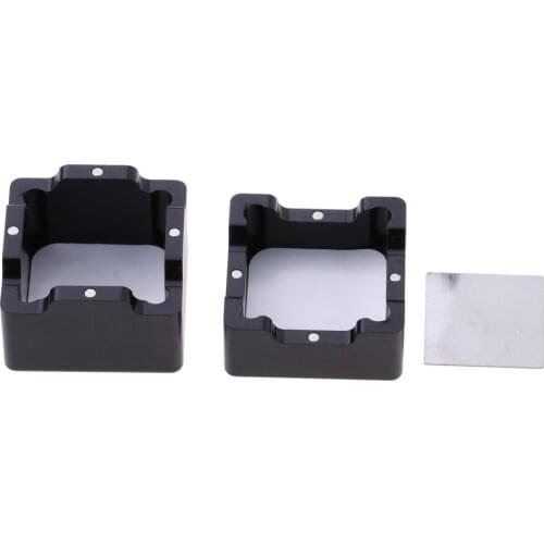 Billiard Chalk Holder - Performance Aluminum Snooker Pool Cue Chalk Holder Case Container Box - Choice of Color