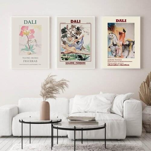 Salvador Dali Artwork Canvas Art Prints Abstract Poster Gallery Wall Art Picture Decor Exhibition Painting Home Room Decoration