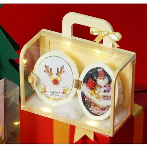 DIY Small House Model Toy Set Hand-assembled Model "Snowy Night Grace" Christmas Hand-made Exquisite Gift Birthday Gift P236