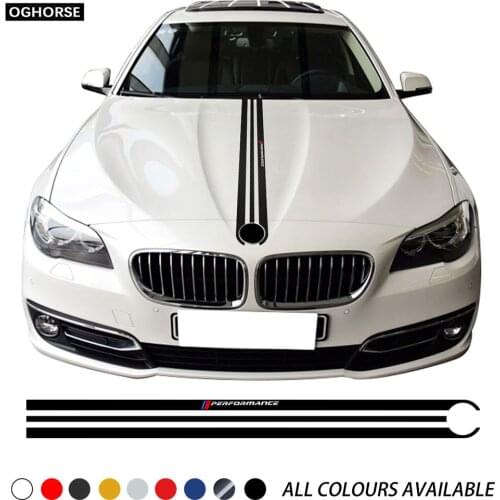Car Hood Sticker M Performance Engine Cover Bonnet Decal For BMW 5 Series G03