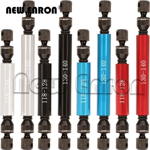 NEW ENRON Replace AX31114 Aluminum Alloy&Hard Steel Drive Shaft Front&Rear 118-128mm/130-140mm For RC Car AXIAL SCX10 II AX90047