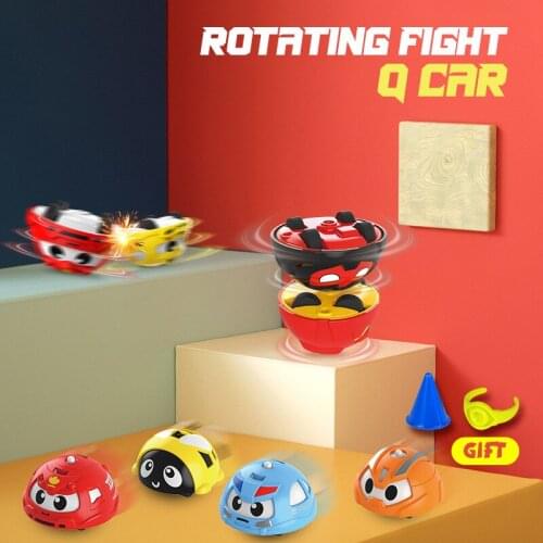 New hot stunt gyro magic Rotating Fight q car battle fingertip gyro personally interactive educational toys kids gift
