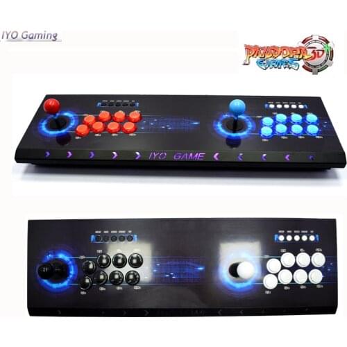 IYO Pandora Box 3D WiFi Plus Arcade Box 8000 7000 Games Zero Delay 6/8 Buttons Joystick 2 Player Controller Arcade Console