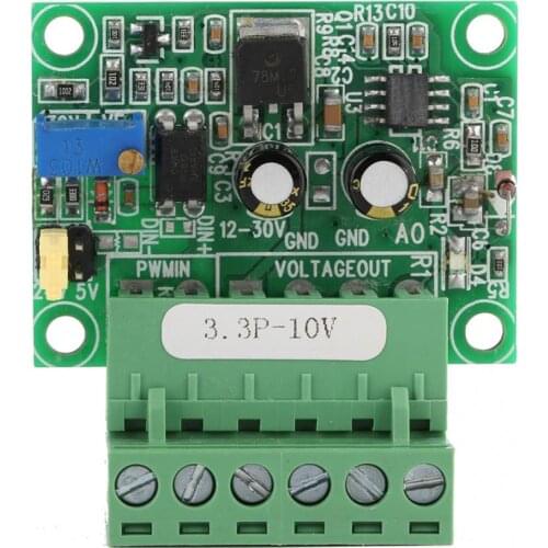 3.3V PWM Signal to 0-10V Voltage Converter D/A Digital-Analog PLC Module inverter transformer