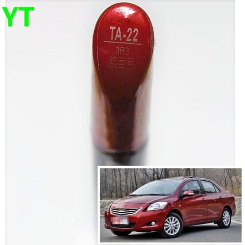 Car scratch repair pen, auto paint pen red color for Toyota Vios Corolla Reiz vois highlander Crown RAV4 Camry Yaris