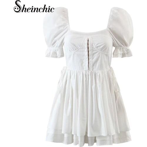 Модные платья-трапеции Sheinchic China At AliExpress
