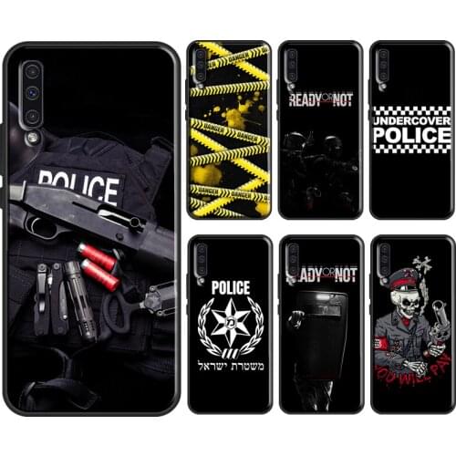 Police Symbol For Samsung Galaxy A51 A71 A31 A41 A10 A30 A50 A70 A52 M31 A20e A21S A12 M31S Phone Cover