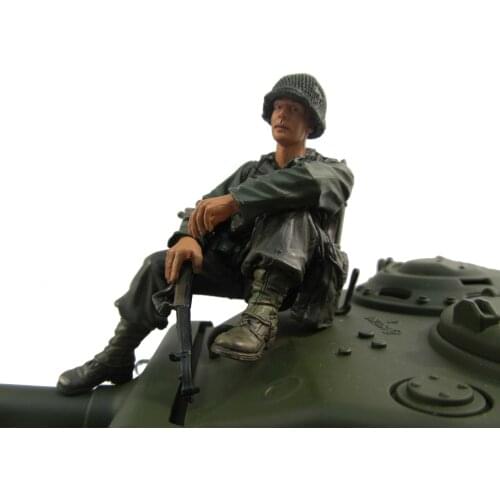 Rare Heng Long Tamiya MATO 1/16 Tank WWII US American Soldier Figurine Commander MF2002 TH00921-SMT4