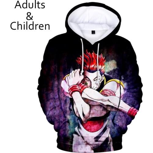 Hunter X Hunter 3D Hisoka Hoodies Sweatshirts Men Women Autumn Kids Boys Girls Streetwear Clothes Casual Hooded Full kpop 2020