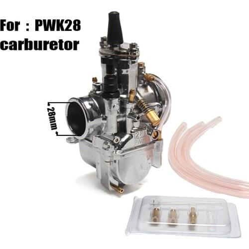 2T 4T Universal PWK 28 Motorcycle Carburetor With Power Jet For Yamaha Suzuki Honda 2/4-stroke 150-250cc ATV Buggy Quad Go Kart