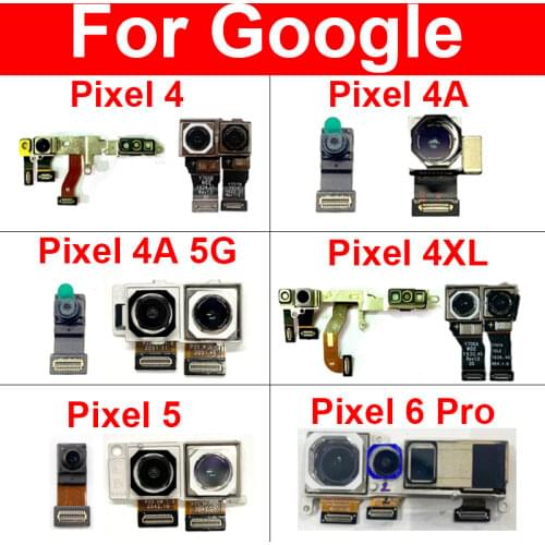 Back Camera Front Camera For Google Pixel 4 Rear Big Main Small Camera For Google Pixel 4XL Flex Cable Ribbon Replacement