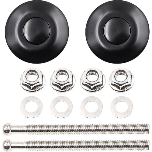 Aluminum Alloy Latch Quick Release Replacement Parts Exterior Easy Install Vehicle Hood Pin Car Accessory Durable Mini Engine