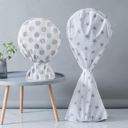 1 PC Dot Print Full Covered Electric Fan Guard Non-Woven Dustproof Dust Bag Cover Pedestal Fan Cover Household Protect Sheath