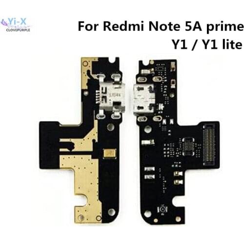 10pcs/lot Micro USB Charger Flex Cable/ Micro USB Charging Port For Xiaomi Redmi Note 5A prime Y1 lite