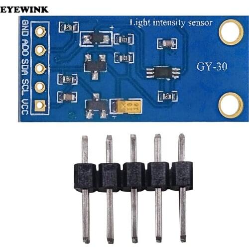 10pcs GY-30 BH1750 BH1750FVI Chip Light Intensity Sensor Light Illumination Module
