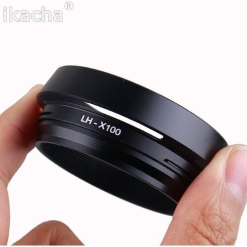 10 Pcs New 49mm Lens Adapter Ring + Metal Lens Hood For Fujifilm Fuji X100 X70 X100S X100T Replace LH-X100 High Quality
