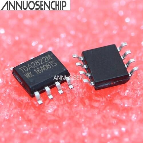 10PCS TDA2822M SOP8 TDA2822 SOP SMD new and original