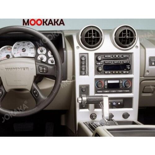 For Hummer H2 2004-2009 Tesla Style Android 10 6G+128GB Car GPS Navigation Head Unit Multimedia Player Auto Radio Tape Recorder