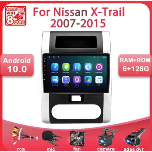Android 10 Car Radio For Nissan X Trail X-Trail 2 T31 XTrail 2007 - 2015 Multimedia video Player 2 din Navigation GPS Head unit