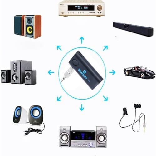 Wireless Music Receiver Adapter Bluetooth Receiver 3.5mm Streaming Home Car A2DP AUX Audio for Home Car Speaker Headphone