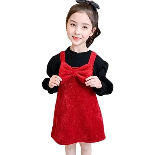 Kids Clothes Girls Tshirt + Dress Clothing For Girls Spring Autumn Clothes Girl Casual Style Childrens Clothing