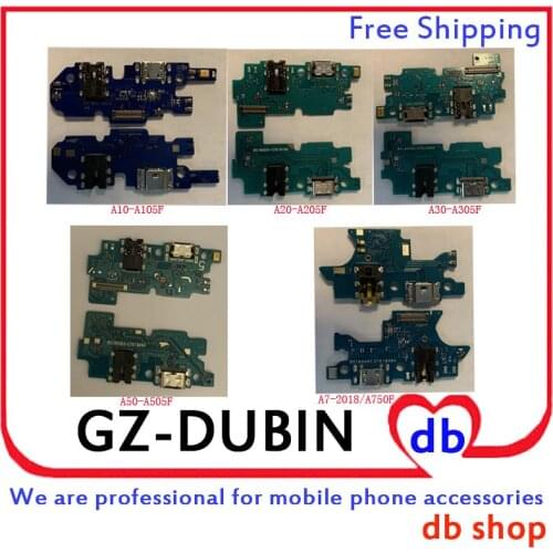 For Samsung A10 A20 A30 A50 A750 A105 A205 A305 A505 Micro USB Charge Charging Connector Dock Socket Port Microphone Flex Cable