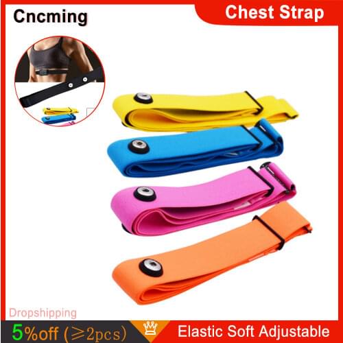 Elastic Chest Belt Soft Strap Band For Polar Sport Running Heart Rate Monitor For Adjustable