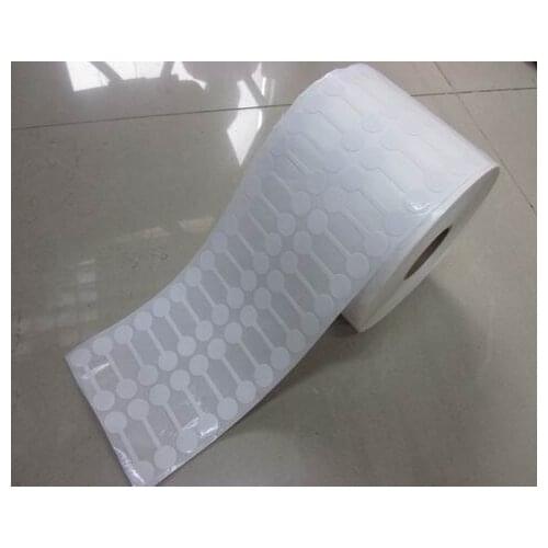 Hot AIBIER Ring label 46mmX13mm*10000pcs/1Roll Thermal transfer blank barcode Labels,art paper adhesive printed label sticker