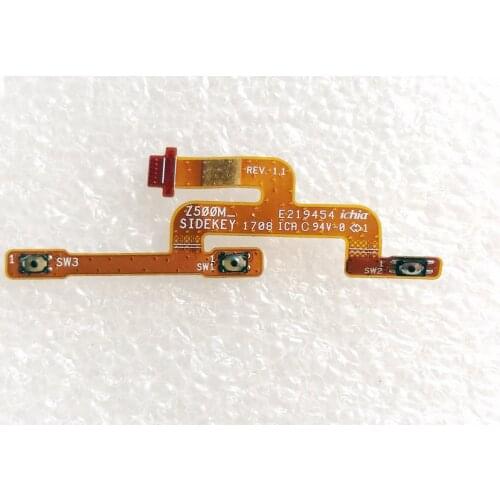 Original For ASUS Zenpad 3S Z10 Z500KL Z500M P027 Power Button Volume Flex Cable Side key switch Ribbon