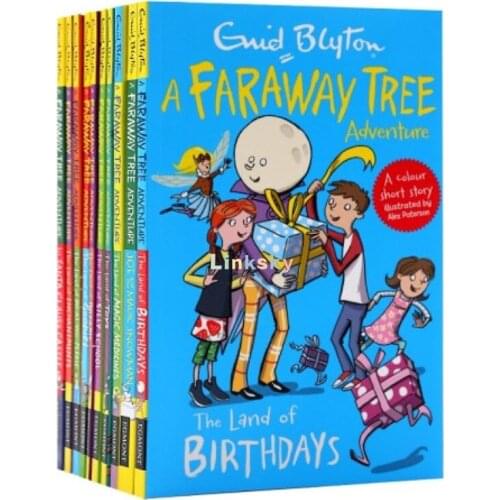 Enid Blyton 10 Books Collection A Faraway Tree Adventure Series Colour Pictures, Classic Short Tales ,Ages 4-8 Children