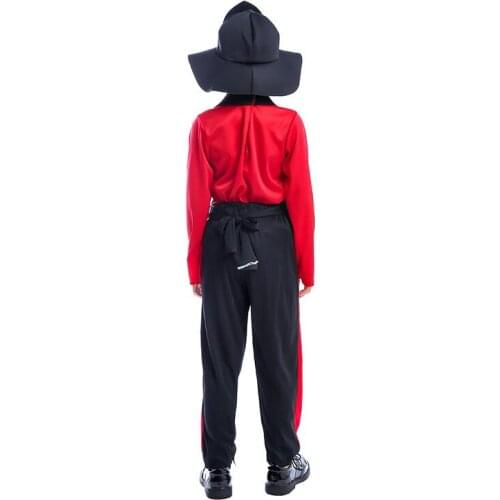 Brave Fireman Cosplay Boys Halloween costume for Kids Firefighter Uniform Children Carnival Party Game Outfit Hat