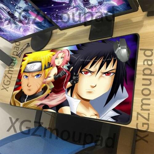 XGZ custom animation Mouse Pad Black lock edge Sakura HD computer table pad speed rubber strip anti slip desk mat