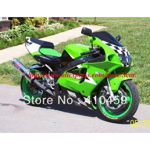 Best-selling green white Fairing kit for KAWASAKI ZX7R 96-03 ZX-7R 1996-2003 ZX 7R 96 97 98 99 00 01 02 03 7R 1996 2003