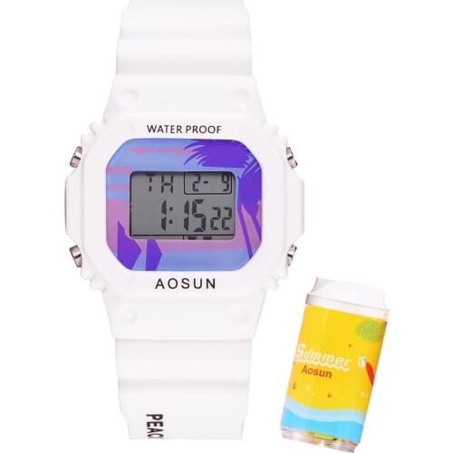 Fashion Watch Women Men Casual Transparent Digital Sport Watches Lover Gift Clock Children Wristwatch Female 2021 Reloj mujer