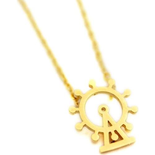 Fashion London Eye Pendant Landmark Model Necklaces