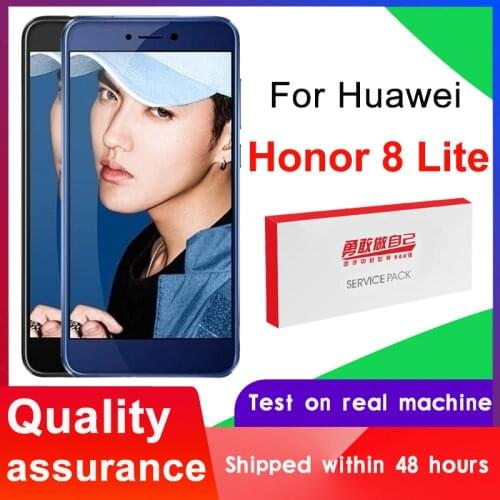 New Tested 5.2'' Display Replacement For Huawei Honor 8 Lite LCD Touch Screen Digitizer Assembly For PRA-TL10 PRA LX1 LX3 Model