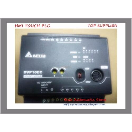 New Original EC3 Series Programmable Controller Module 10-Point 6DI 4DO NPN Transistor DVP10EC00T3 100-240VAC
