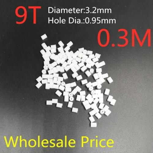 Wholesale 9T 9 Teeth Small Motors Engine Gears 0.3M 3.2MM 1mm R/c Spare Parts Access For X5 H31Drone Quadcopter Helicopter Toys