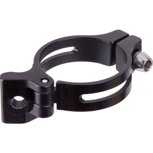 ZTTO Road Bike Front Derailleur Adapter Black 34.9mm Clamp Ring With Directly Locking Features Aluminum