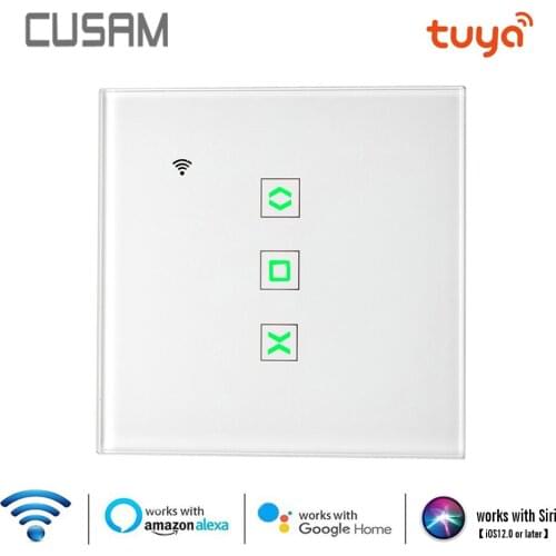Tuya Smart WiFi Roller Shutter Switch for Electric Curtain Blinds Motor App Remote Control Timing Siri Google Home Alexa Command
