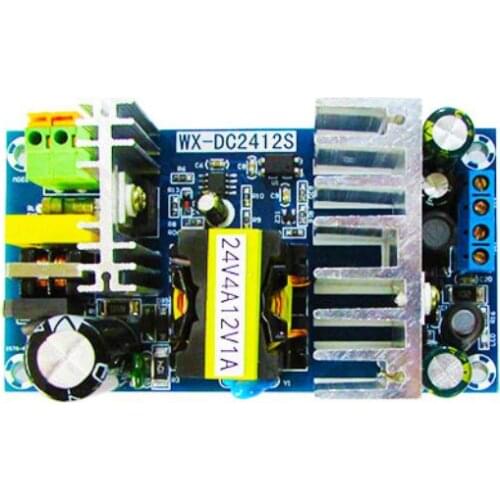 AC-DC Converter 110v 220v to DC 24V 4A 12V 1A 120W Dual Switching Power Supply Board power source Module