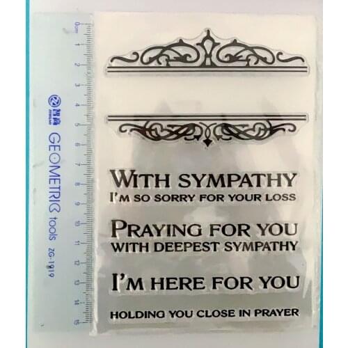 Word TextTransparent Clear Rubber Stamp Sheet Cling Scrapbooking DIY Cute Pattern Photo Album Paper Card Decor