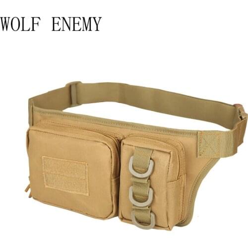 800D Outdoor Travel Military Tactical 3P Waist Bag Women Men Multifunctional Hiking Camping Camouflage Bag