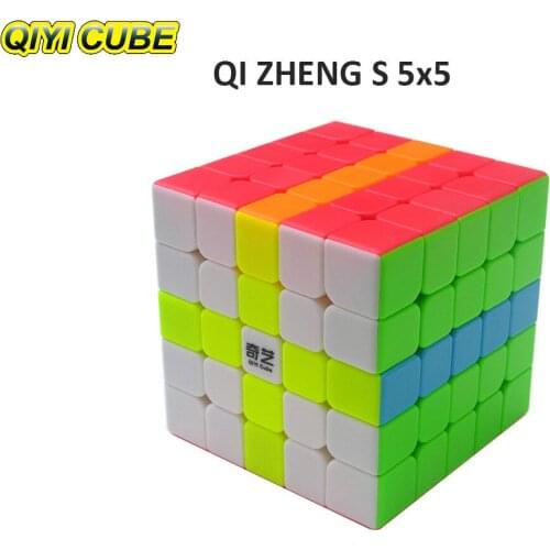 QiYi magic cubo hot selling educational toys mofangge QiZheng S 5x5x5 Stickers sticker Magic Cube Magico Puzzle baby kids toys