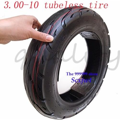 High-quality 3.00-10 Tubeless Explosion-proof Tire for Electric Pedal Motorcycle 300-10 Battery Car Vacuum Tire Motorcycle Tire