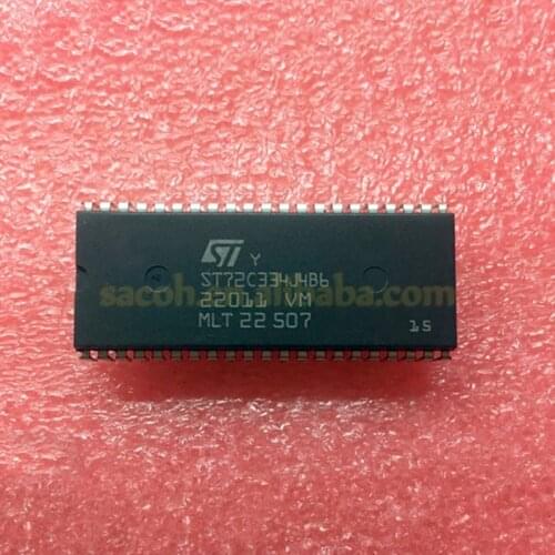 1PCS/lot New OriginaI ST72C334J4B6 or ST72C334J2B6 or ST72C334N4B6 or ST72C334N2B6 DIP-56 8-BIT MCU with FLASH MEMORY