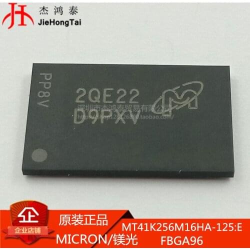 100% New&original MT41K256M16HA-125:E D9PXV FBGA96 DDR3 DRAM 4G In Stock