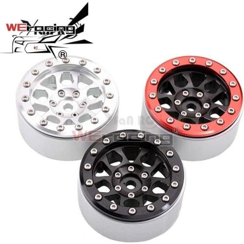 4 pcs aluminium alloy 1.9 inch wheel hub assembly for 1/10 scale axial 1075 CC01 D90 RC4WD TF2 SCX10 crawler toys car